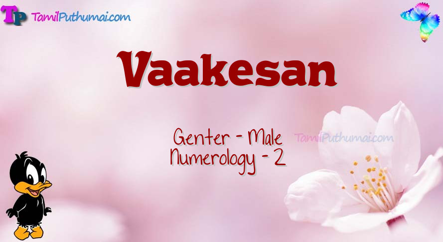 Vaakesan-babyname-meaning