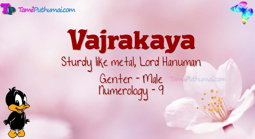 Vajrakaya-babyname-meaning