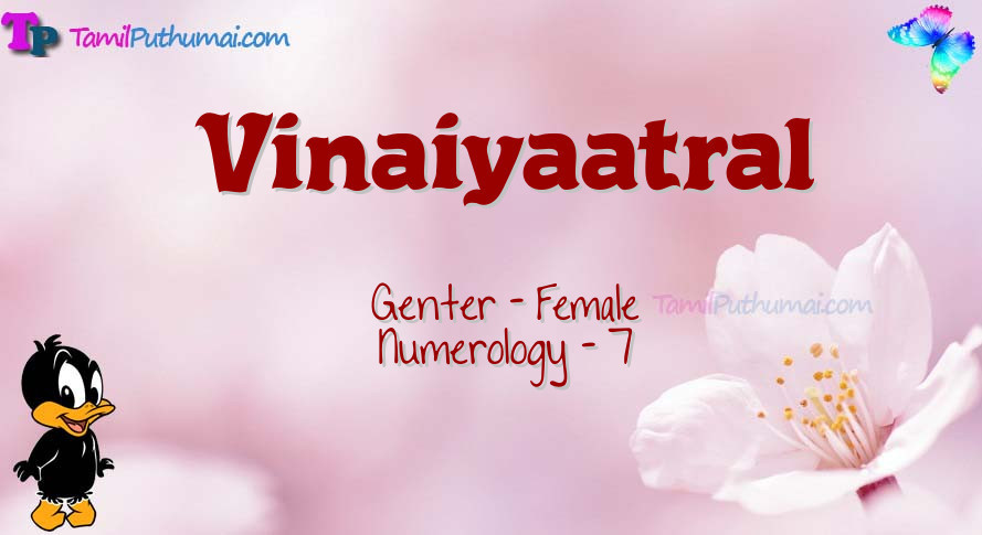 Vinaiyaatral-babyname-meaning