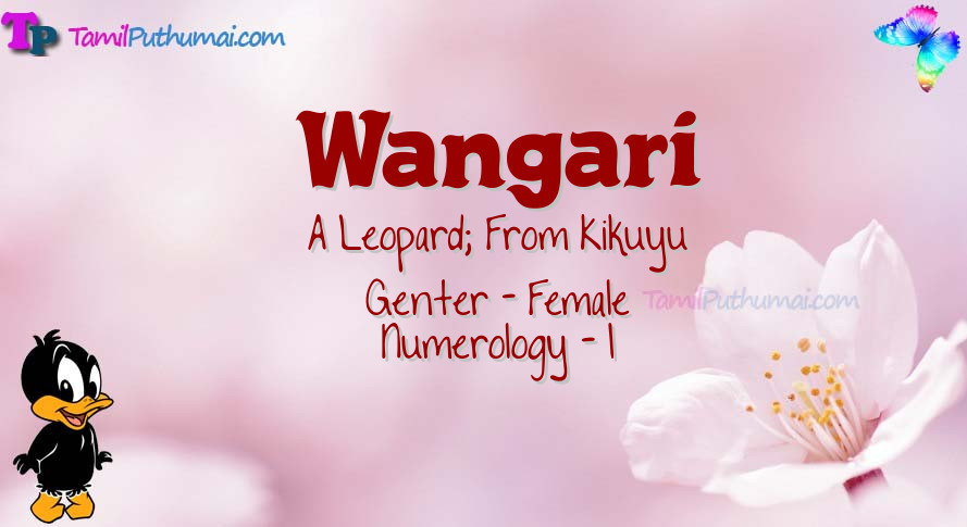 Wangari-babyname-meaning