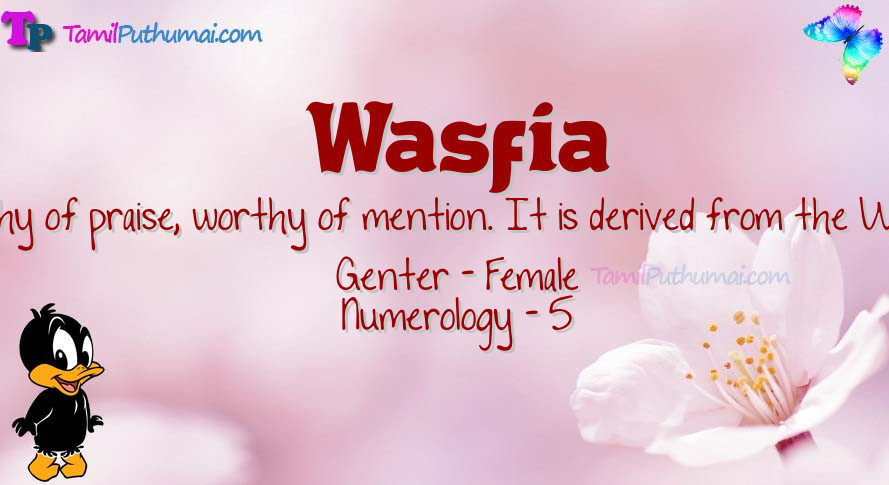 Wasfia-babyname-meaning
