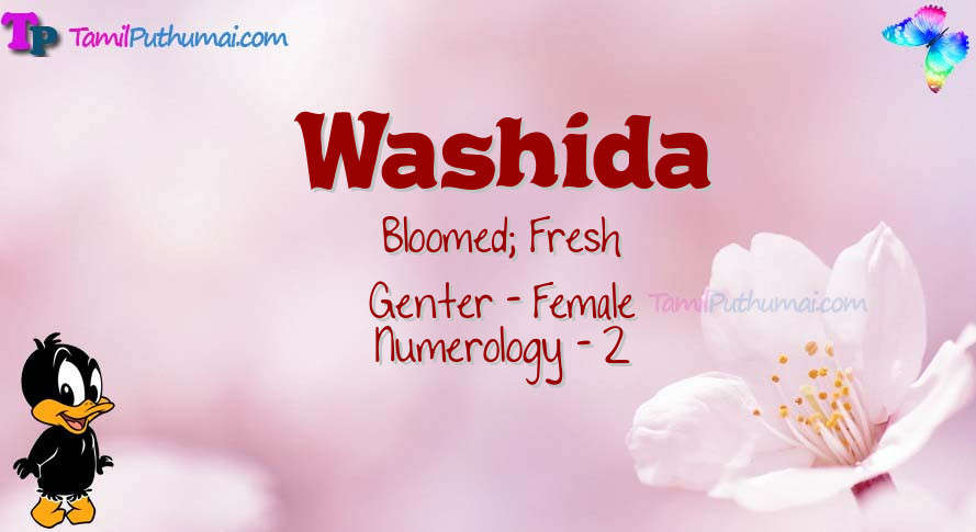 Washida-babyname-meaning