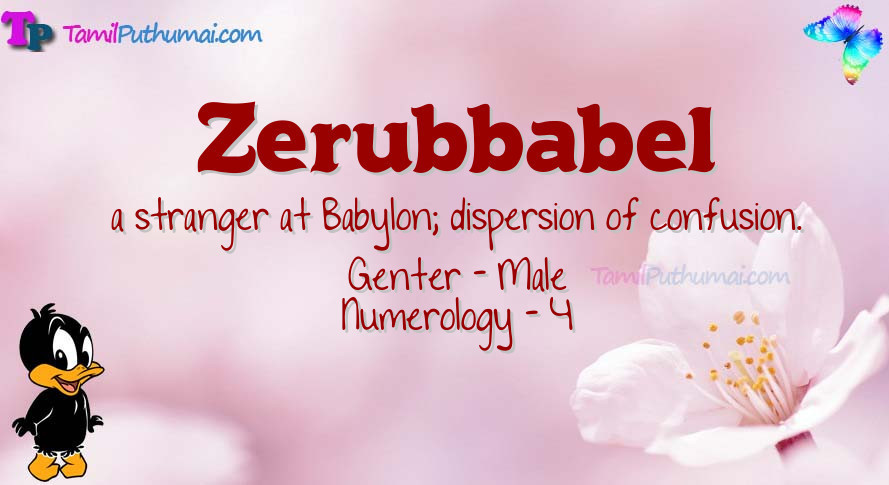Zerubbabel-babyname-meaning