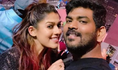 நயன்தாரா - விக்னேஷ் சிவன் இருவரும்  திருப்பதியில் இன்று சாமி தரிசனம்.