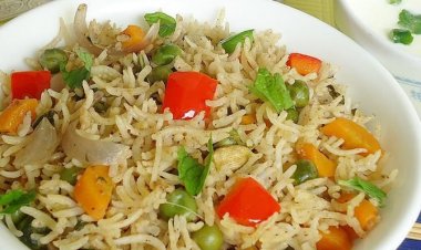 கார சாரமான சுவையான  வெஜ் பிரியாணி